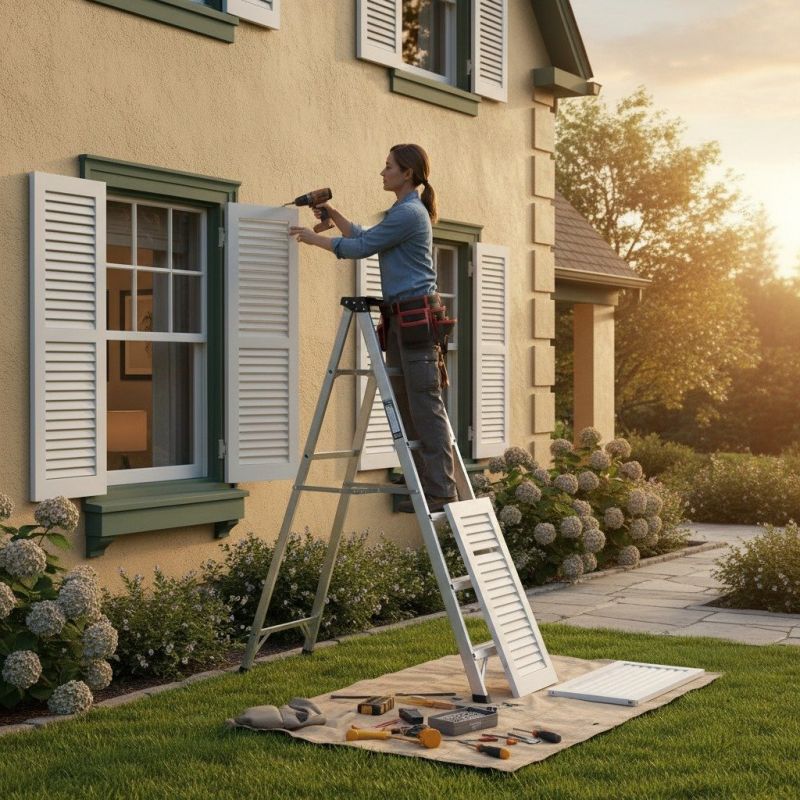 Shutter Reattachment in Alpharetta, GA