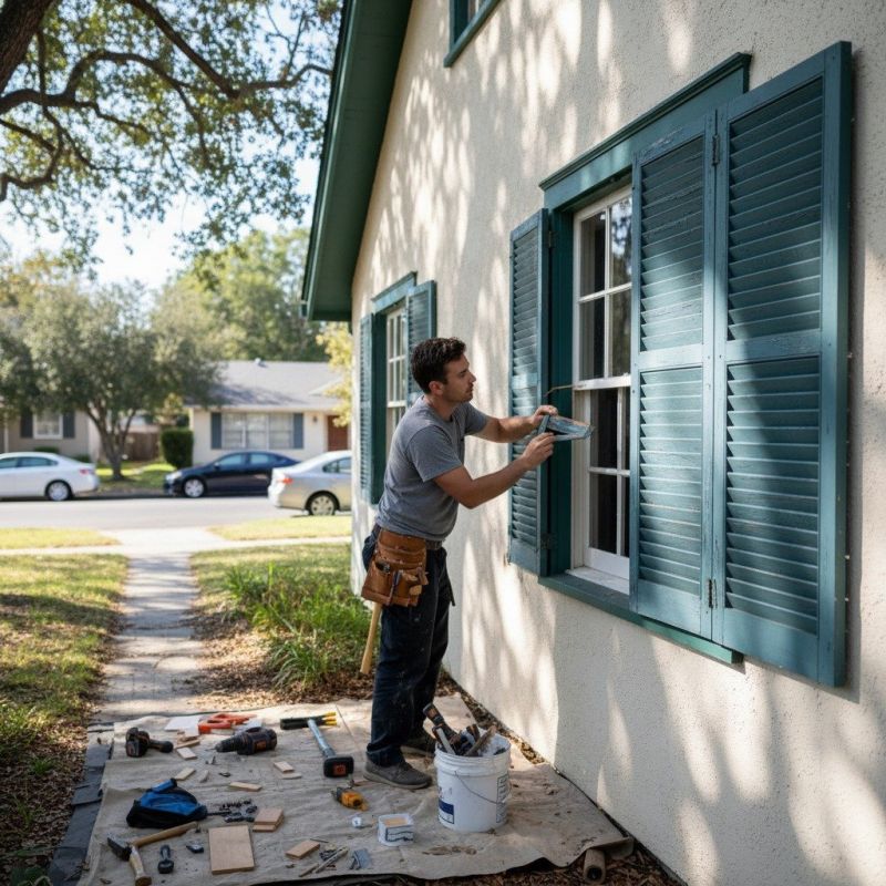Shutter Handle Repair in Alpharetta, GA